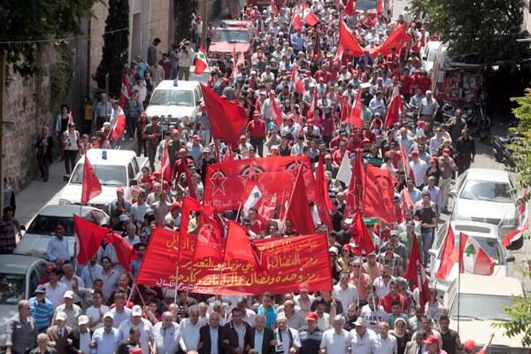 لبنان والعالم يحيي عيد العمال بتظاهرات حاشدة تطالب بالحقوق