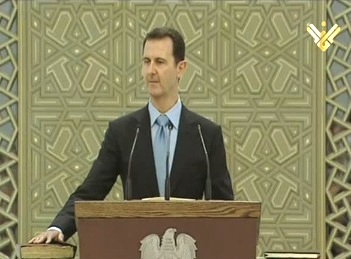 الرئيس السوري أدى اليمين الدستورية لولاية رئاسية جديدة