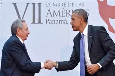 راوول كاسترو يؤكد اعادة العلاقات بين كوبا والولايات المتحدة في رسالة الى اوباما