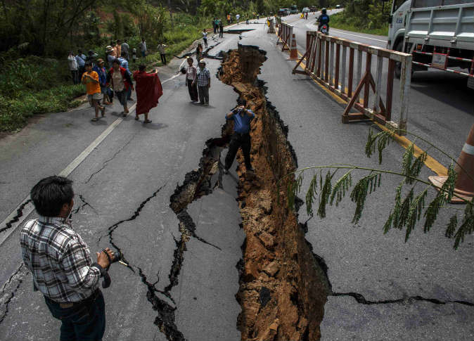 زلزال بقوة 6.7 درجات على الحدود بين تشيلي والارجنتين
