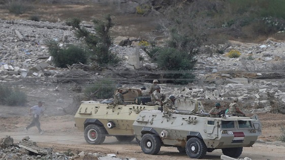 مقتل 55 مسلحا باشتباكات عنيفة مع الجيش المصري في سيناء