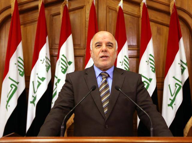العبادي: العلم العراقي سيرفع في قريبا الموصل