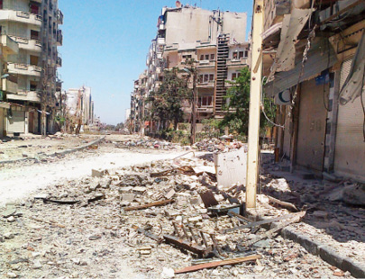 ماذا يجري في حي الوعر وما حوله في مدينة حمص؟