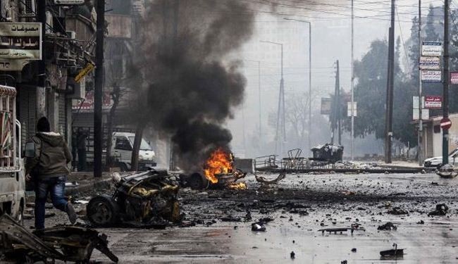 عشراتُ الشهداءِ والجرحى باعتداءٍ ارهابيٍ مزدوَجٍ في حمص