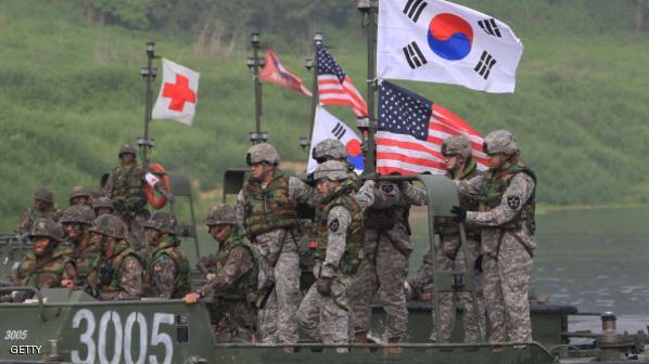 كوريا الجنوبية تستهدف كوريا الشمالية بعشرات القذائف