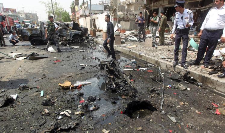 استشهاد 47 شخصا وجرح العشرات في اعتداء انتحاري جنوب بغداد