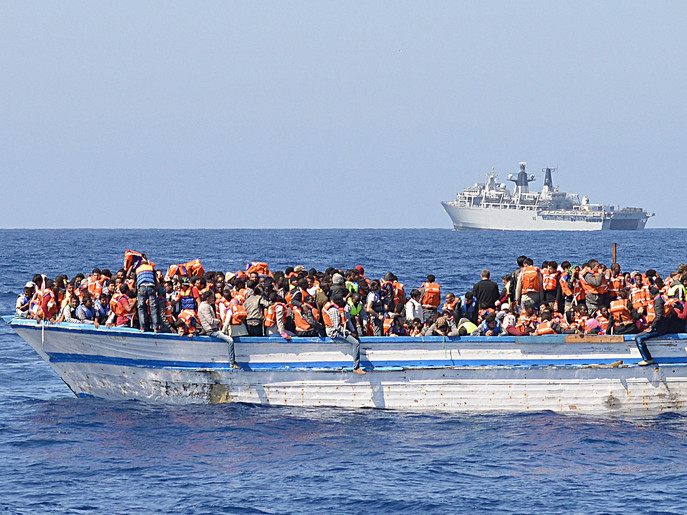 اكثر من 131 الف مهاجر وصلوا الى اوروبا عبر البحر المتوسط عام 2016