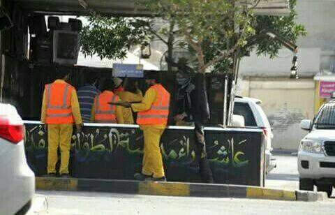 القوات البحرينية تقتحم #السنابس لتحطيم 