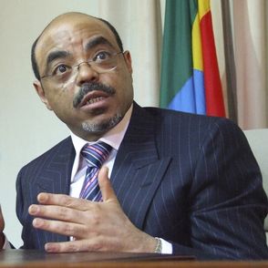 Late Ethiopian Prime Minister Meles Zenawi 