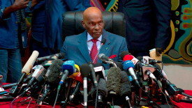 Abdulaye Wade, Senegali presidential candidate