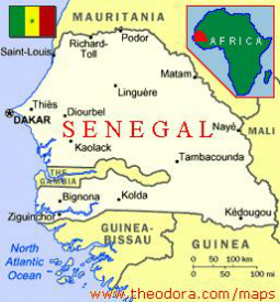 Senegal Map