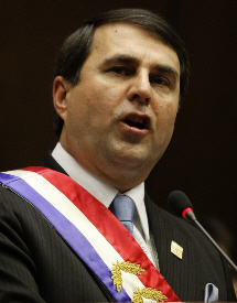 The new Paraguayan president Federico Franco