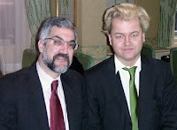 Daniel Pipes (left) shares a photo with Geert Wilders