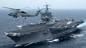 US Aircraft Carriers under the Eyes of Iran