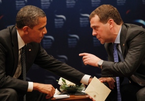 Obama Caught on New Tape, This Time with Medvedev
