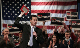 US: Rick Santorum Beats Mitt Romney in Louisiana Primary