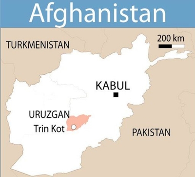 Afghanistan map