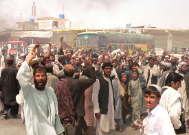 Aghanistan anti-Nato protest