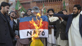 Protest against NATO