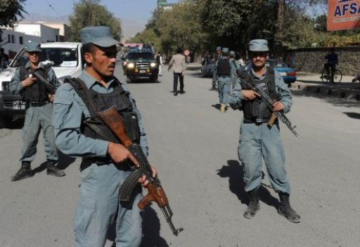 Afghan policemen