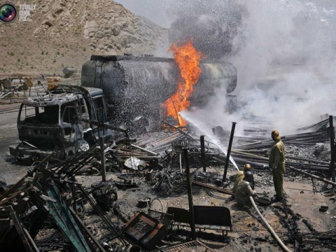 Archive: NATO oil tanker-Afghan bus crush 