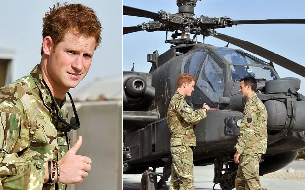 UK Prince Harry in Afghanistan