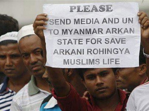 World silent on Myanmar