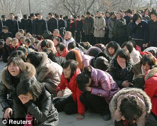 North Korean mourn the death of leader Kim Jong-Il.