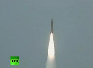 Archive: Pakistani medium-range ballistic missile, Shaheen-1 (Hatf IV) (AFP)