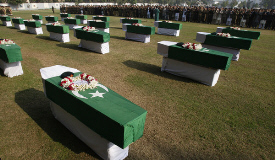 Archive: funeral of Pakistanis killed by US-led military raids of occupation