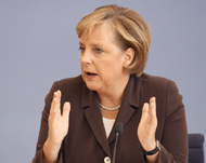 German Chancellor Angela Merkel 