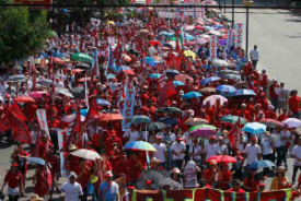 Labor Day march in Moscow, 2012