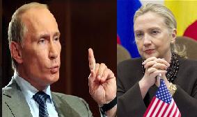 Putin Will Not shift on Syria, Clinton Warns of Civil War