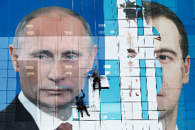 Russians Vote for President, Putin Poised to Win
