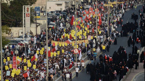 Bahraini Demonstrators Hold a “Sit-in Protests” Week