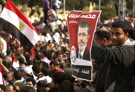 Egypt’s MB Supporters Rally for Mursi
