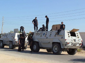 Egyptian army deploys in Sina, Egypt