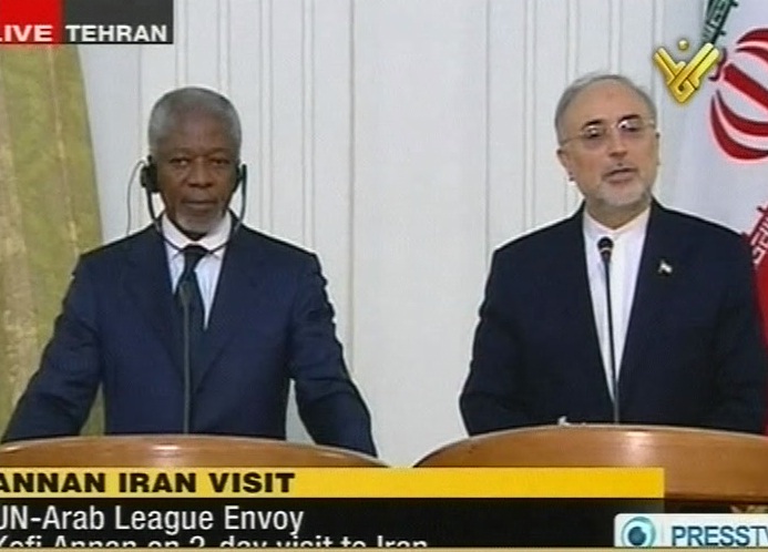 Annan from Tehran: Iran Can Play Positive Role in Syria
