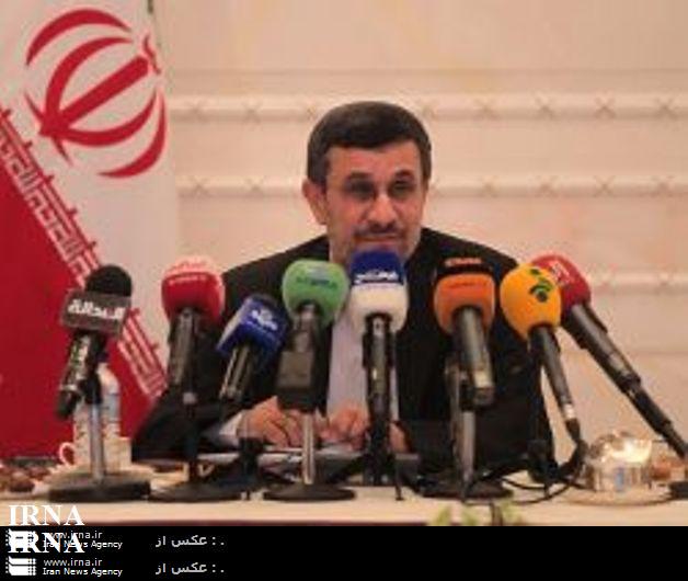 Iranian President Mahmoud Ahmadinejad in Kuwait; Oct. 2012