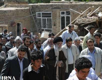 S. Leader Visits Quake-Hit Areas in Northwestern Iran