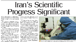 Iran Ranks 1st in Western Asia in Terms of Science Generation