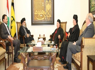 Sayyed Nasrallah Receives Patriarchate Delegation