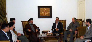 Sayyed Nasrallah Discusses General Situation with Iranian Delegation
