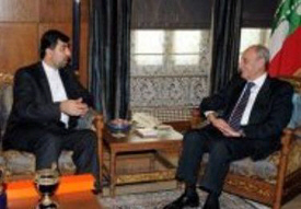 Archive: Iranian Ambassador to Lebanon Ghazanfar Roknabadi (left) and Lebanese Speaker Nabih Berri (right)