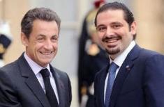 Hariri Meets Sarkozy at Elysee