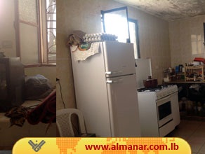 An equiped house where a Syrian Family resides