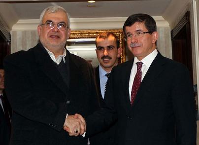 Raad after Meeting Davutoglu: Syria Change Must be without Foreign Intervention 