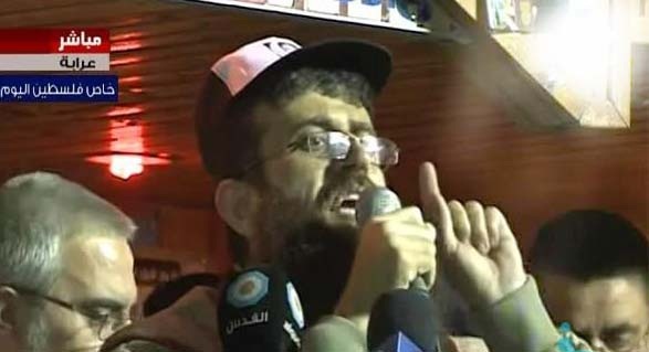 Freed Khader Adnan Greets Hunger Strikers