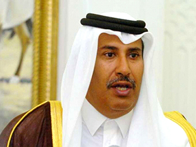 Qatar’s Hamad Calls to Speed up Search for Solution to Syria Crisis
