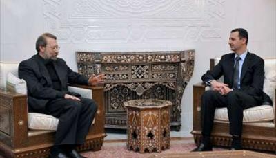 President Assad Receives Iran’s Larijani
